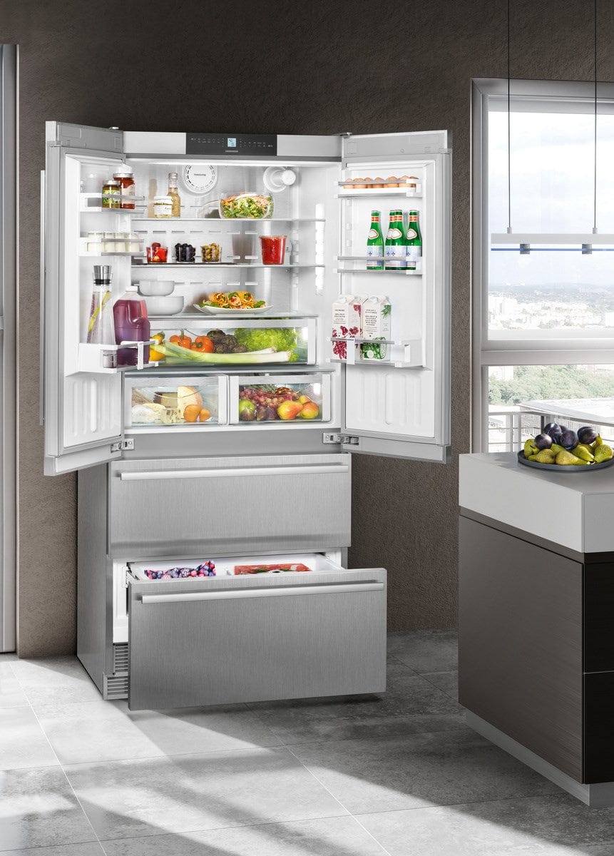 Liebherr 36" CS 2082 4-Door Freestanding NoFrost Fridge-Freezer I Luxury Appliances Direct