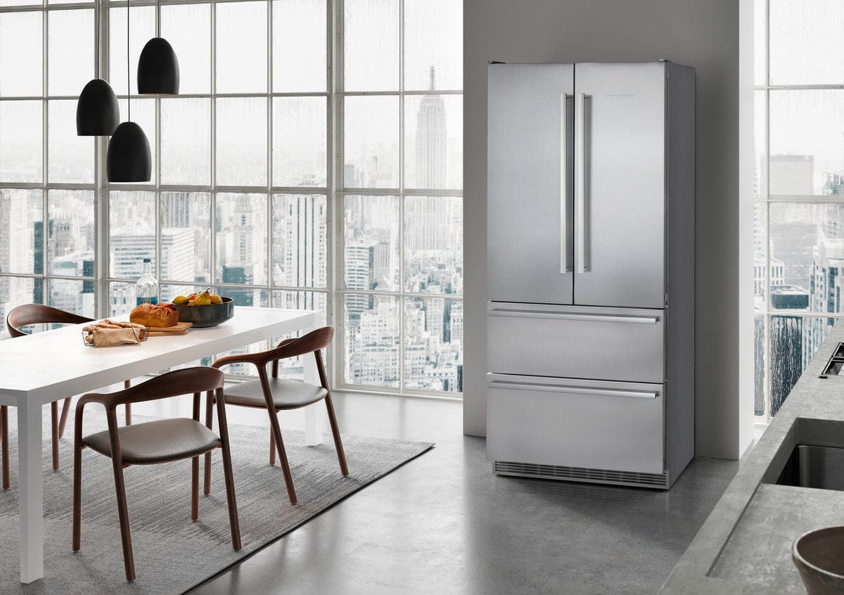 Liebherr 36" Freestanding 4-Door BioFresh Fridge-Freezer CBS 2082 I Luxury Appliances Direct
