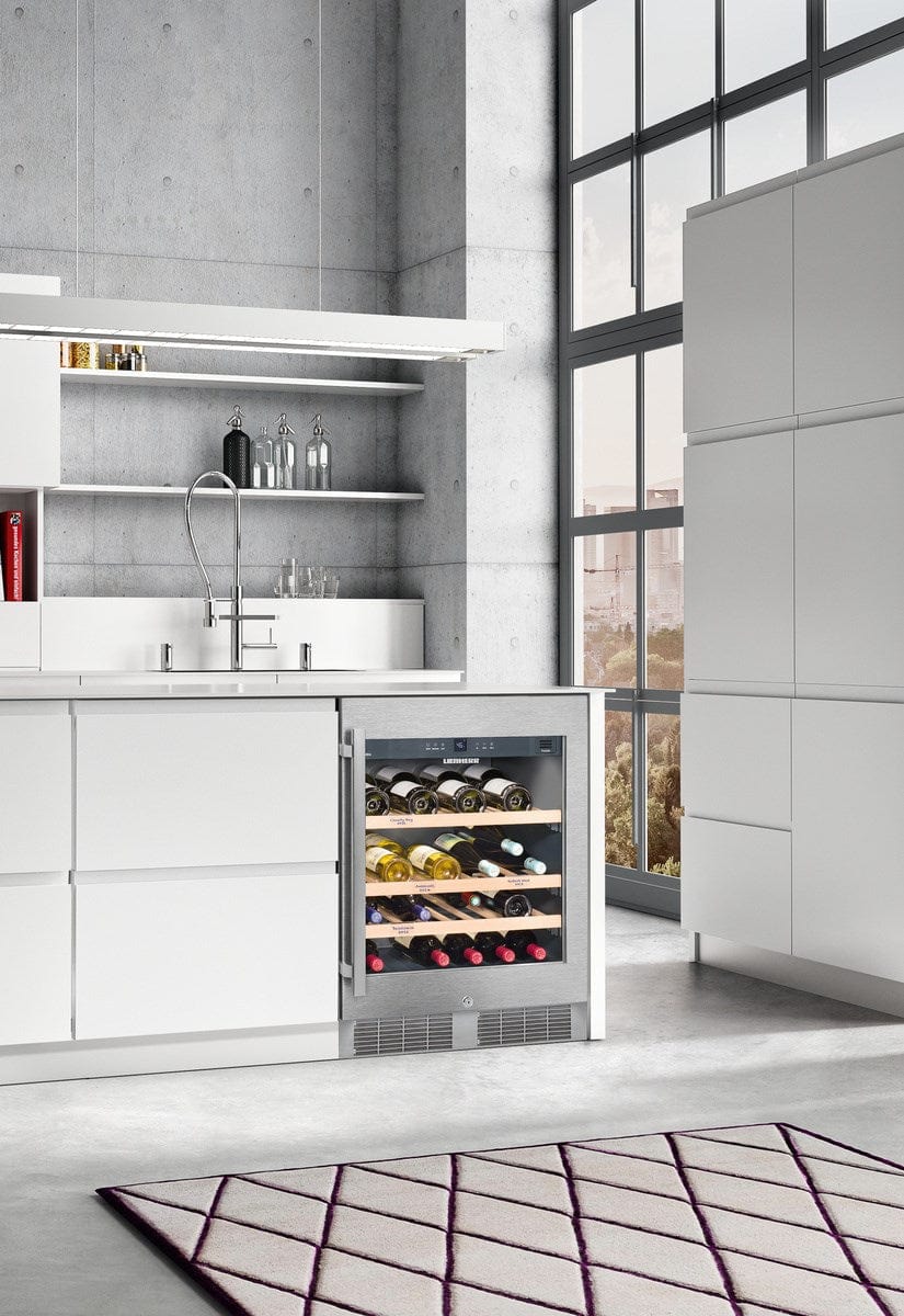 Liebherr WU 4500 24" Built-In Single Zone Wine Cabinet I Luxury Appliances Direct