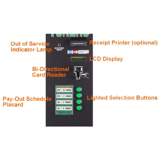 MC315RL-CC Standard Token Change Machine I Luxury Appliances Direct