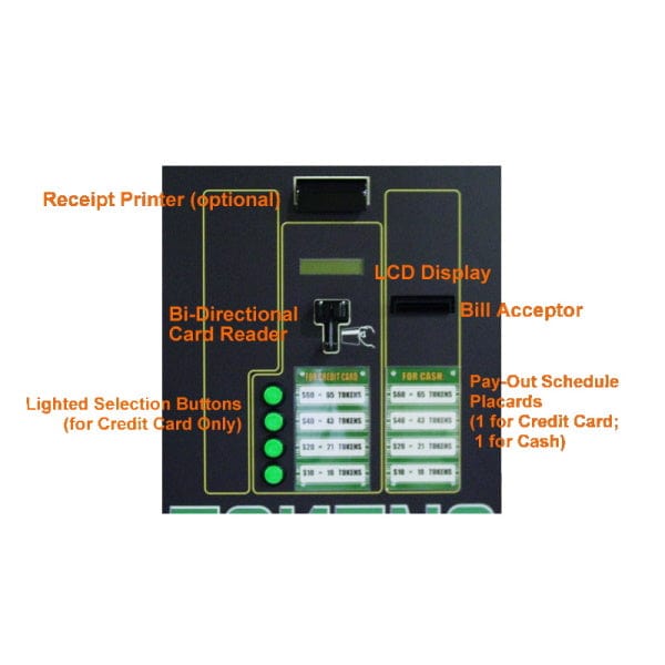 MC535RL-CC Standard Token Change Machine I Luxury Appliances Direct