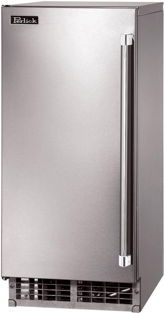 Perlick 15 inch Series Outdoor Built-In Ice Maker H50IMS I Luxury Appliances Direct