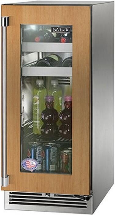 Perlick 15 inch Signature Series 2.8 cu.ft.Beverage Center HP15BS-4-4 I Luxury Appliances Direct