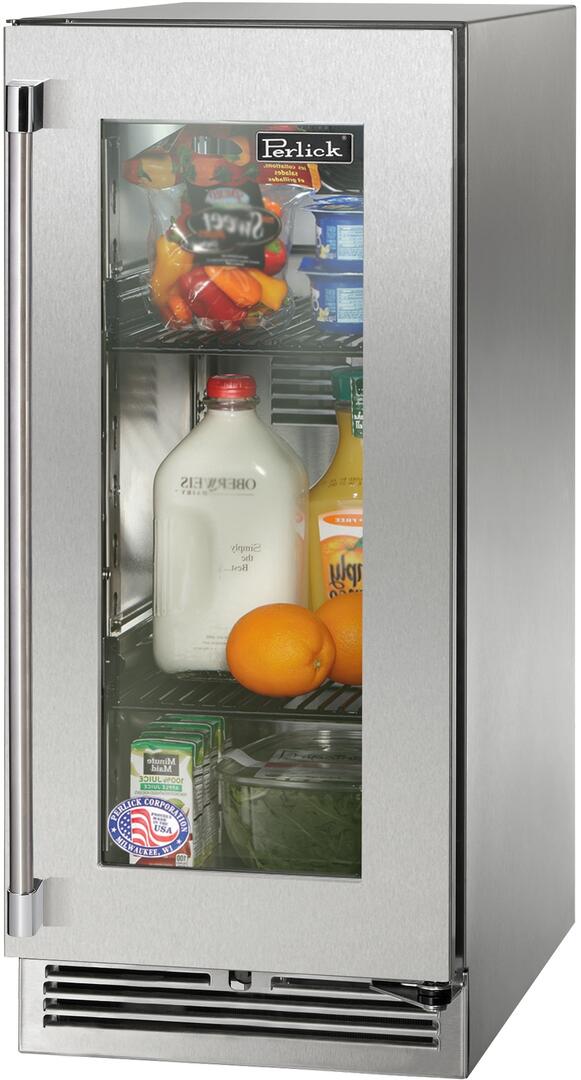 Perlick 15 inch Signature Series 2.8 cu.ft. Compact Refrigerator HP15RO-4-3 I Luxury Appliances Direct