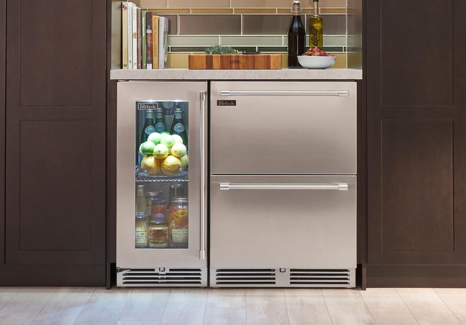 Perlick 15 inch Signature Series 2.8 cu.ft. Compact Refrigerator HP15RO-4-3 I Luxury Appliances Direct
