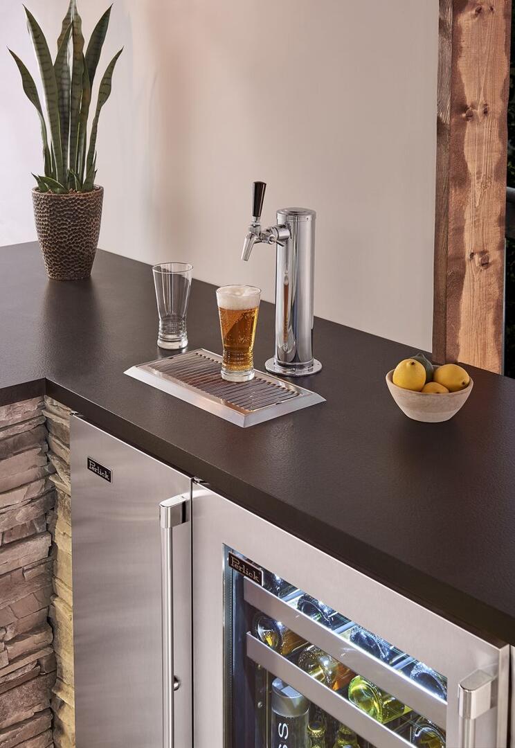 Perlick 15 inch Signature Series Marine Beer Dispenser HP15TM-4-1-1 I Luxury Appliances Direct