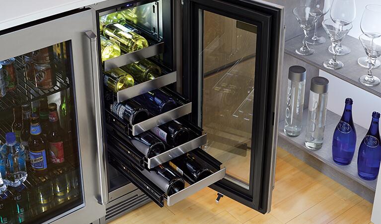 Perlick 15 inch Signature Series Single Zone Wine Cooler HP15WS-4-3 I Luxury Appliances Direct