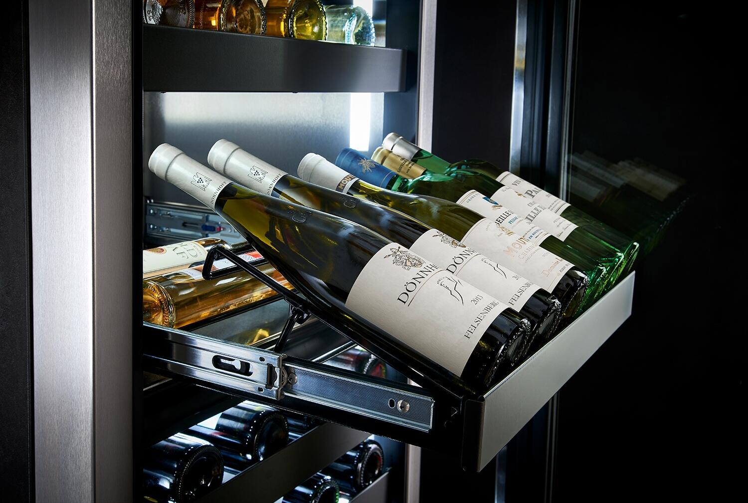 Perlick 24-Inch 94 Bottle Built-In Dual Zone Wine Cooler CR24D-1-4 I Luxury Appliances Direct