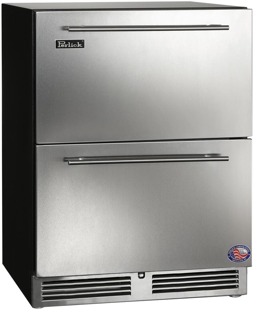 Perlick 24 inch Series 4.8 cu.ft Drawer Refrigerator HA24RB-4-5 I Luxury Appliances Direct