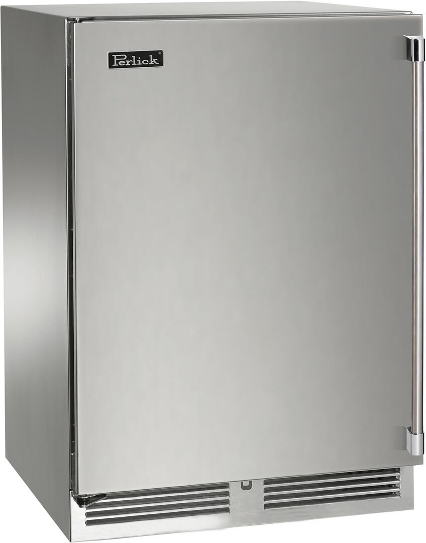 Perlick 24 inch Signature Series 5.2 cu ft Compact Freezer HP24FS-4-1 I Luxury Appliances Direct