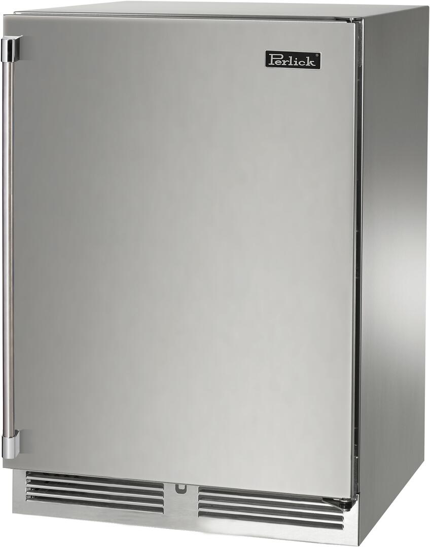 Perlick 24 inch Signature Series 5.2 cu ft Compact Refrigerator HP24RS-4-1 I Luxury Appliances Direct