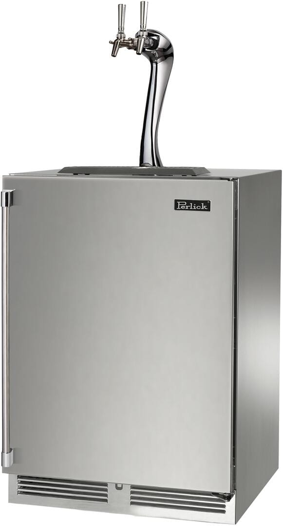 Perlick 24-Inch Signature Series Beer Dispenser HP24TS-4-1-2A I Luxury Appliances Direct