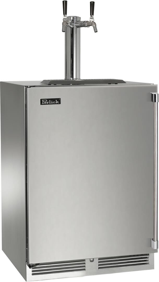 Perlick 24" Signature Series 5.2 cu ft Beer Dispenser HP24TM-4-1-2 I Luxury Appliances Direct