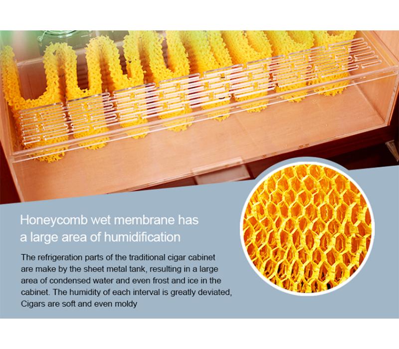 Raching C380A Electronic Commercial Cigar Humidor Cabinet I Luxury Appliances Direct