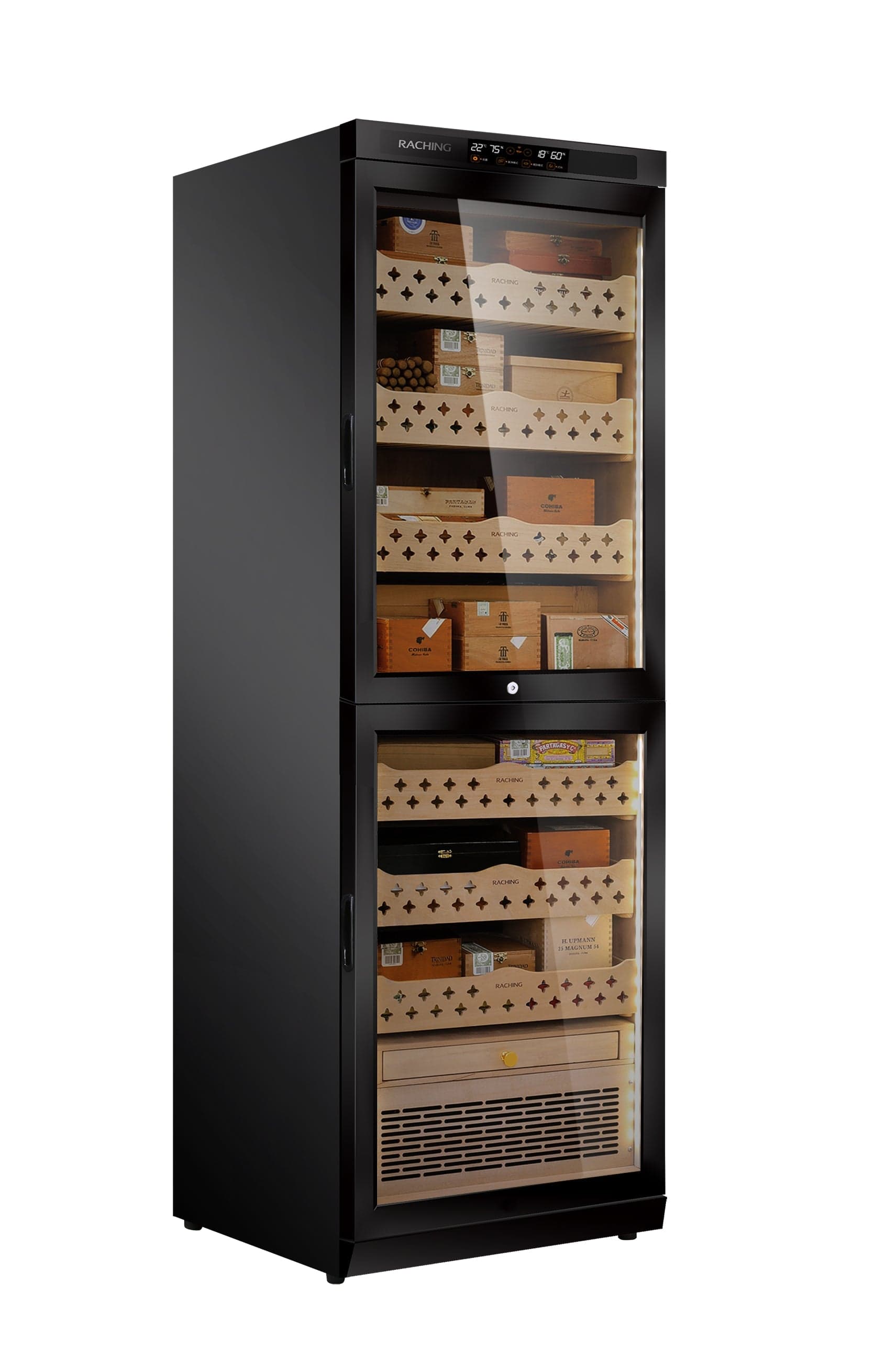 Raching Dual Space Cigar Humidor MON3800B I Luxury Appliances Direct