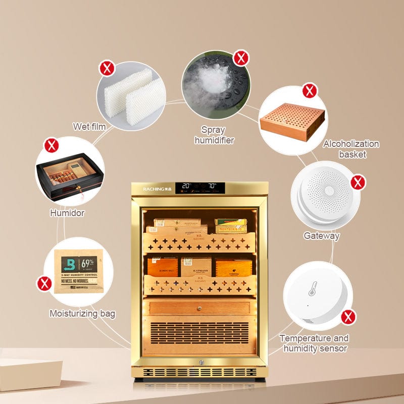 Raching Precision Electronic Cigar Humidor MON800A I Luxury Appliances Direct