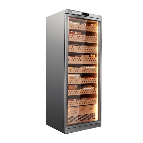 Raching Stainless Steel Cigar Humidor CT48A I Luxury Appliances Direct