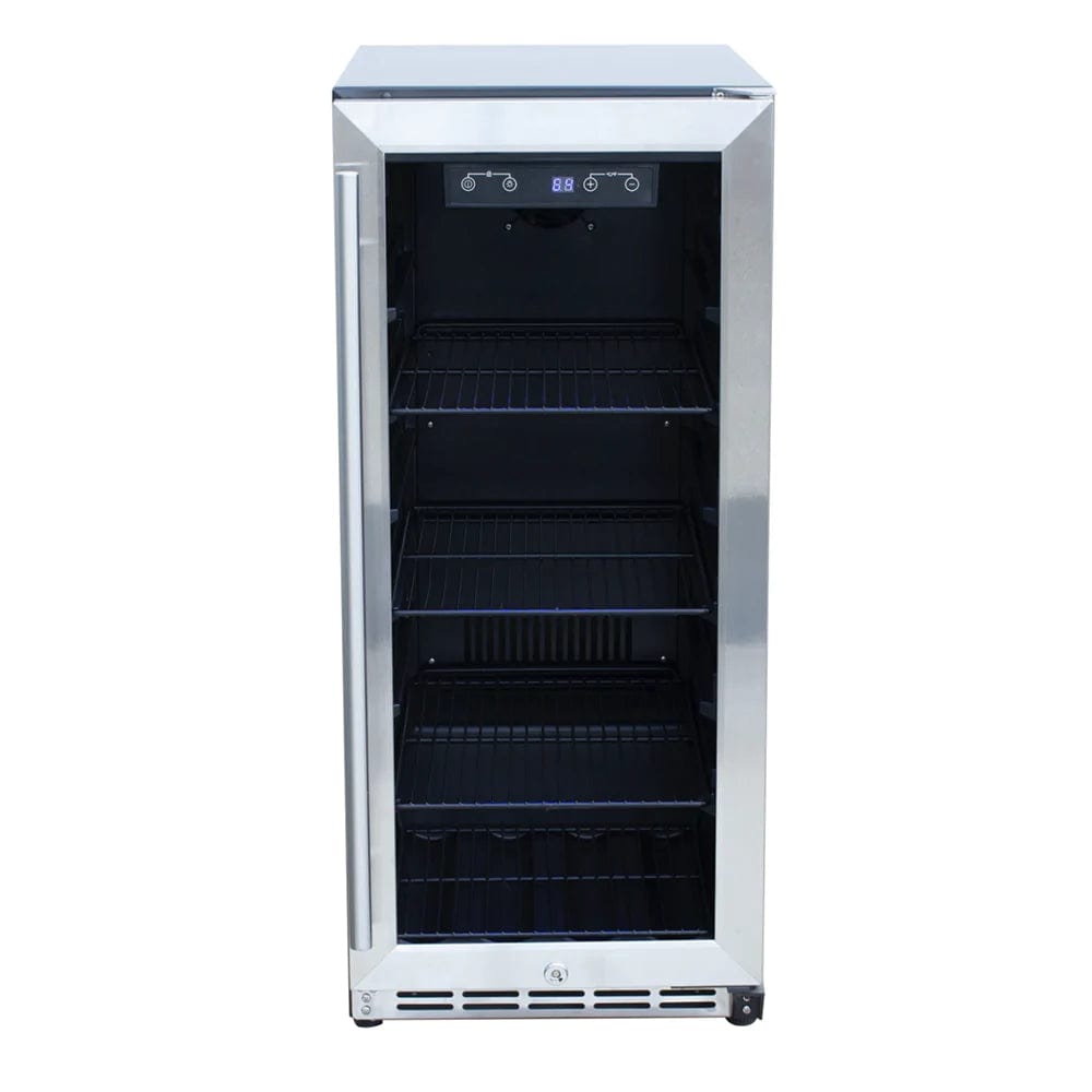 RCS 15-Inch Refrigerator with Glass Window REFR5 I Luxury Appliances Direct