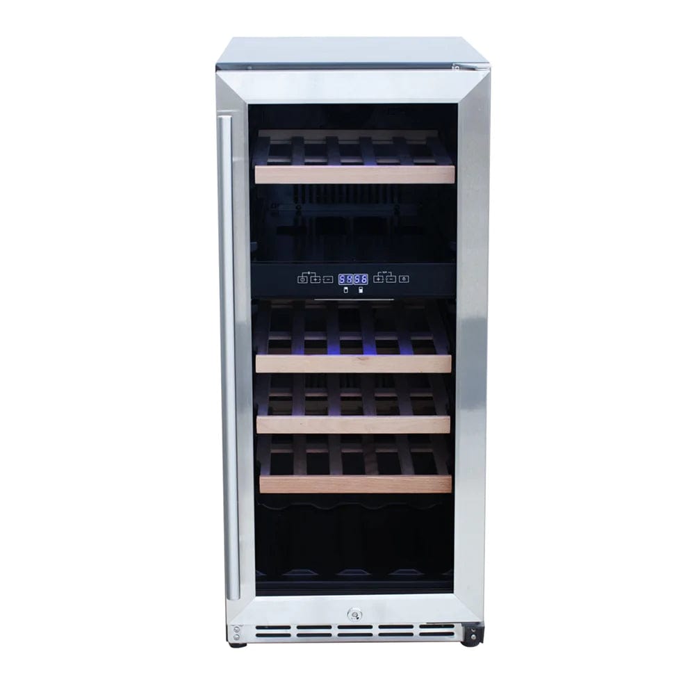 RCS 15-Inch Wine Cooler with Glass Window RWC1 I Luxury Appliances Direct