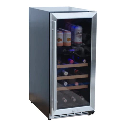 RCS 15-Inch Wine Cooler with Glass Window RWC1 I Luxury Appliances Direct