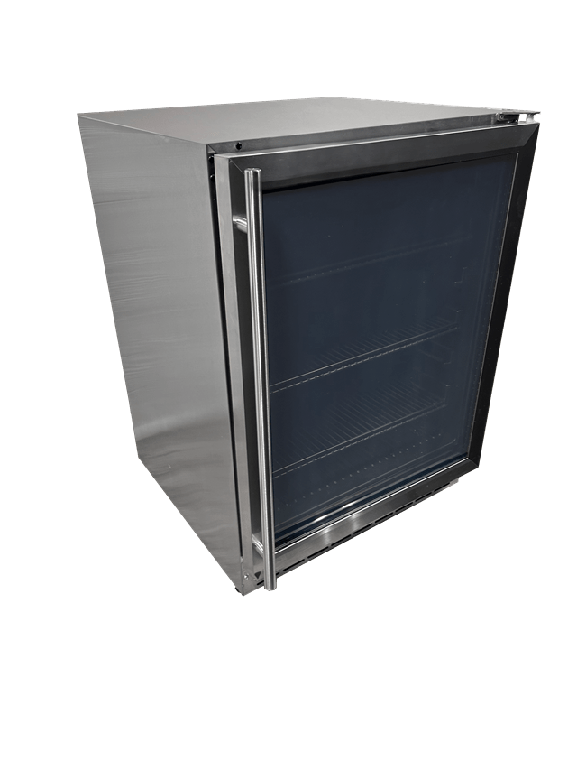 RCS 24-inch 5.6 Cu. Ft. UL Refrigerator with Glass Door REFR2B I Luxury Appliances Direct