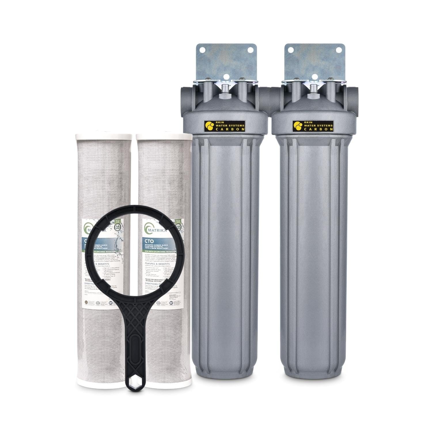 RKIN CBS Dual Carbon Whole House Water Filter I Luxury Appliances Direct