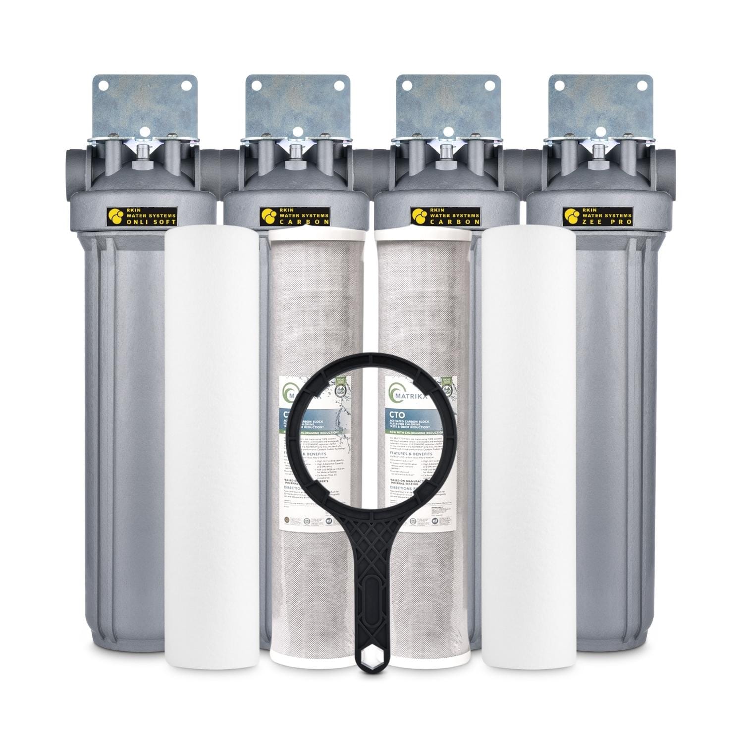 RKIN CBS OnliSoft Salt-Free Water Softener Whole House Water Treatment System I Luxury Appliances Direct