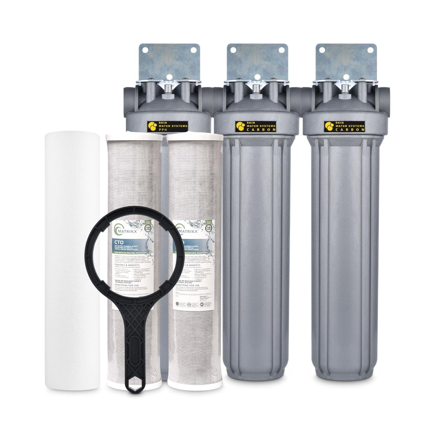 RKIN CBS PPH Salt-Free Anti-Scale System with Dual Carbon Filtration I Luxury Appliances Direct