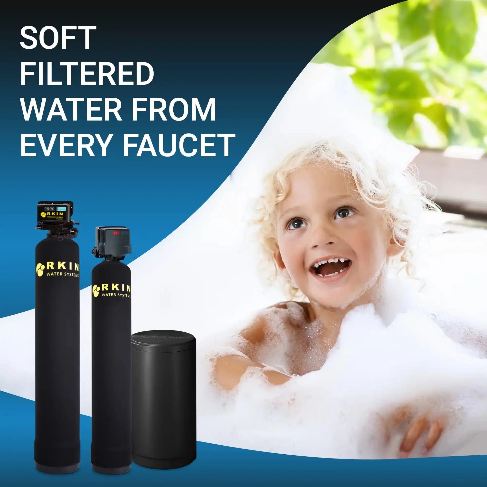 RKIN Salt Based Water Softener and Well Water Filter Combo I Luxury Appliances Direct