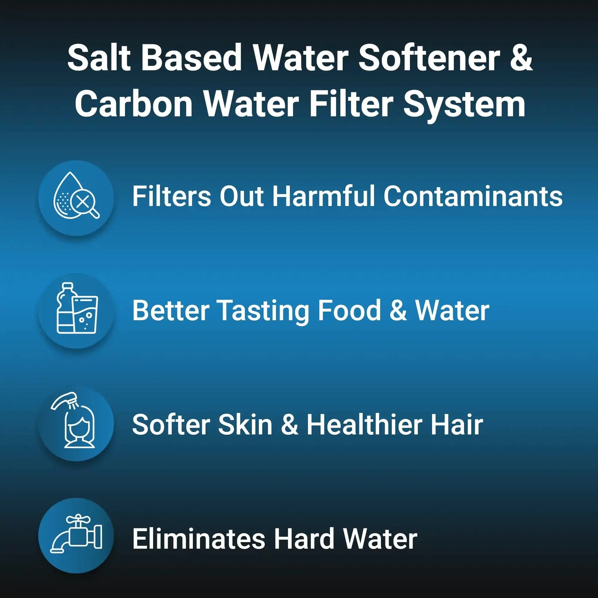 RKIN Salt Based Water Softener and Whole House Carbon Filter System I Luxury Appliances Direct