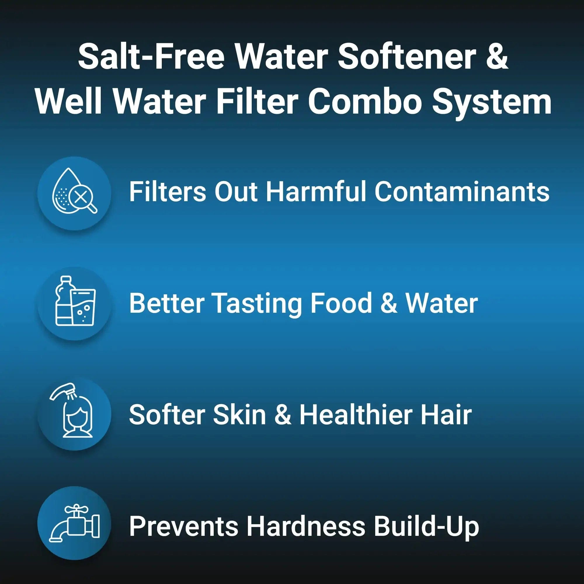 RKIN Salt-Free Water Softener and Well Water Filter Combo I Luxury Appliances Direct
