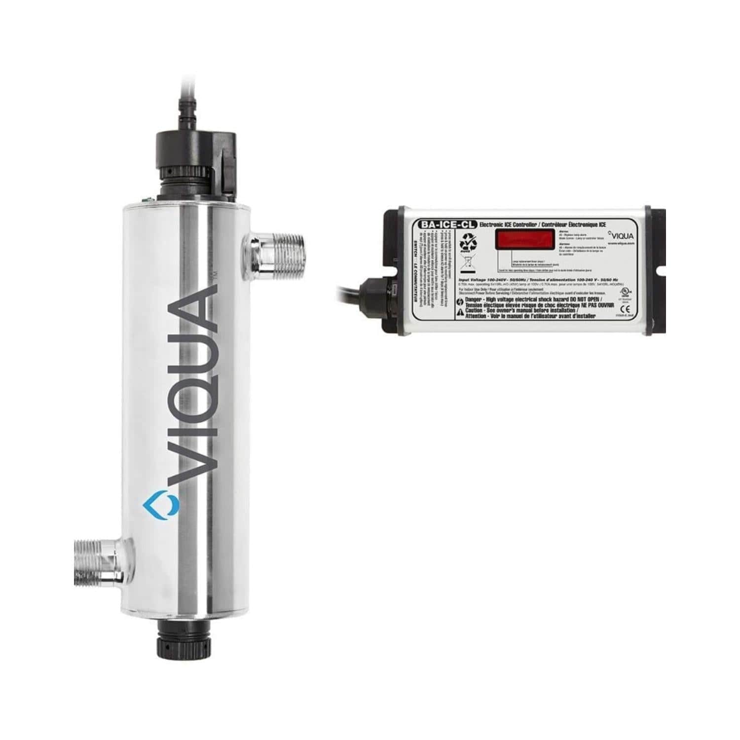 RKIN Stainless Steel High Output UV Water Disinfection System I Luxury Appliances Direct