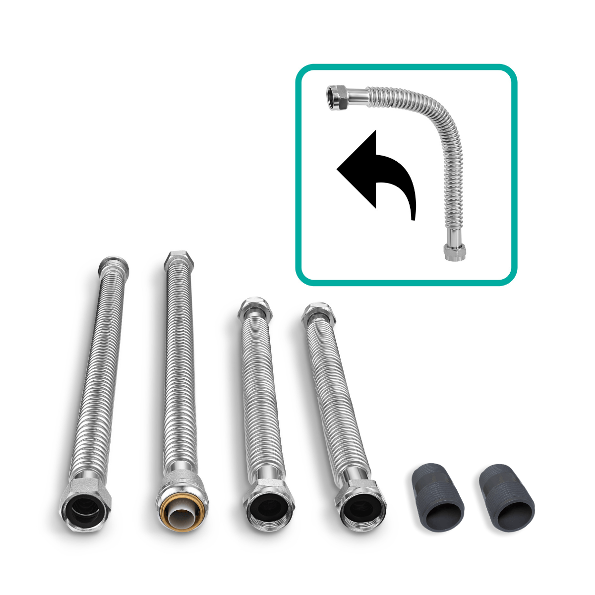RKIN Super Flex Installation Kit for Dual Tank Whole House Water Treatment System I Luxury Appliances Direct