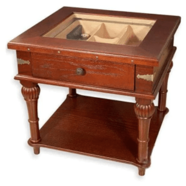 Humidor Supreme Scottsdale End Table Humidor | Holds 300 Cigars HUM-300ET I Luxury Appliances Direct