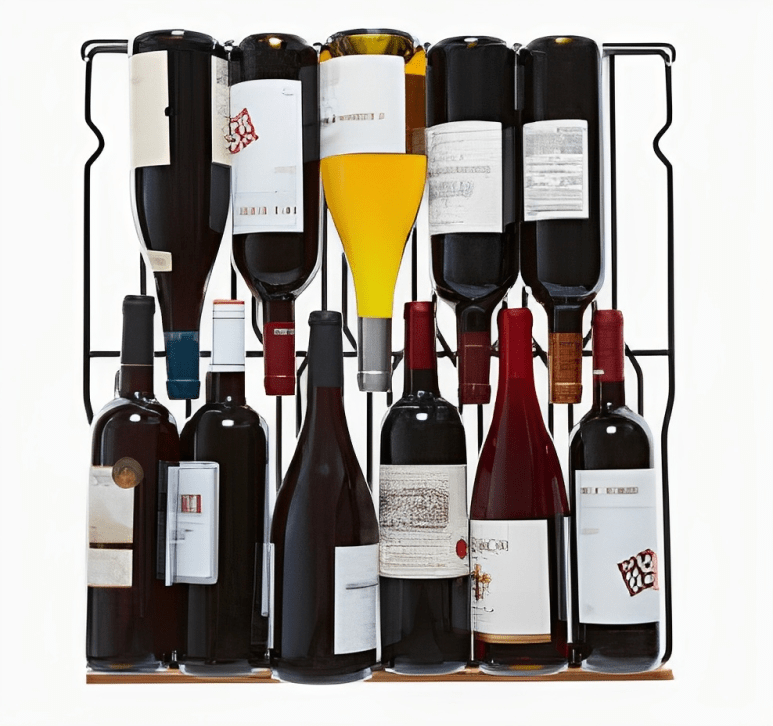 Smith & Hanks 166 Bottle Black Stainless Dual Zone Wine Fridge RW428DRBSS I Luxury Appliances Direct