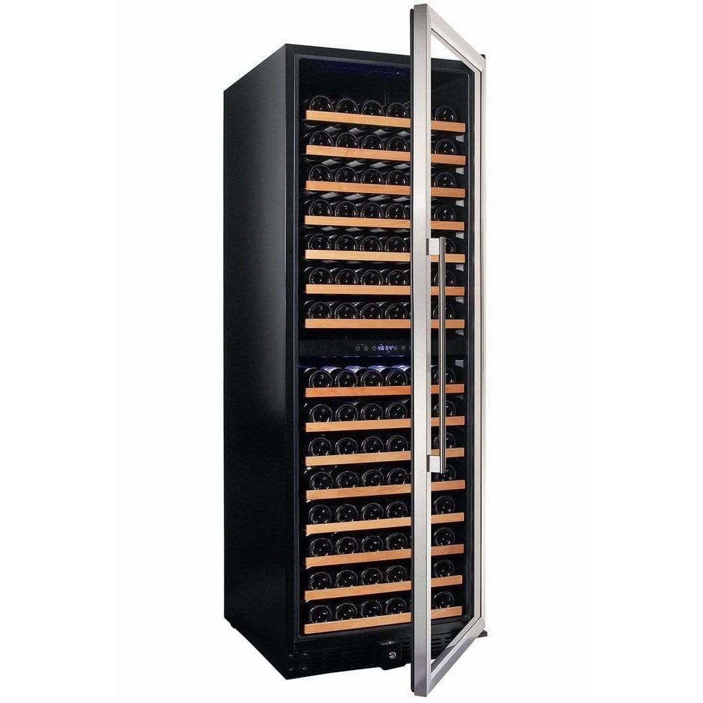 Smith & Hanks 166 Bottle Dual Zone Wine Fridge RW428DR I Luxury Appliances Direct