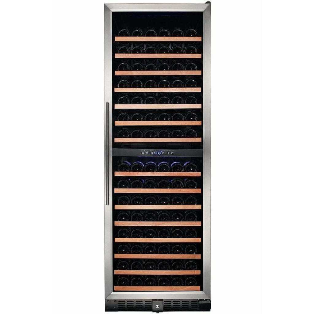 Smith & Hanks 166 Bottle Dual Zone Wine Fridge RW428DR I Luxury Appliances Direct