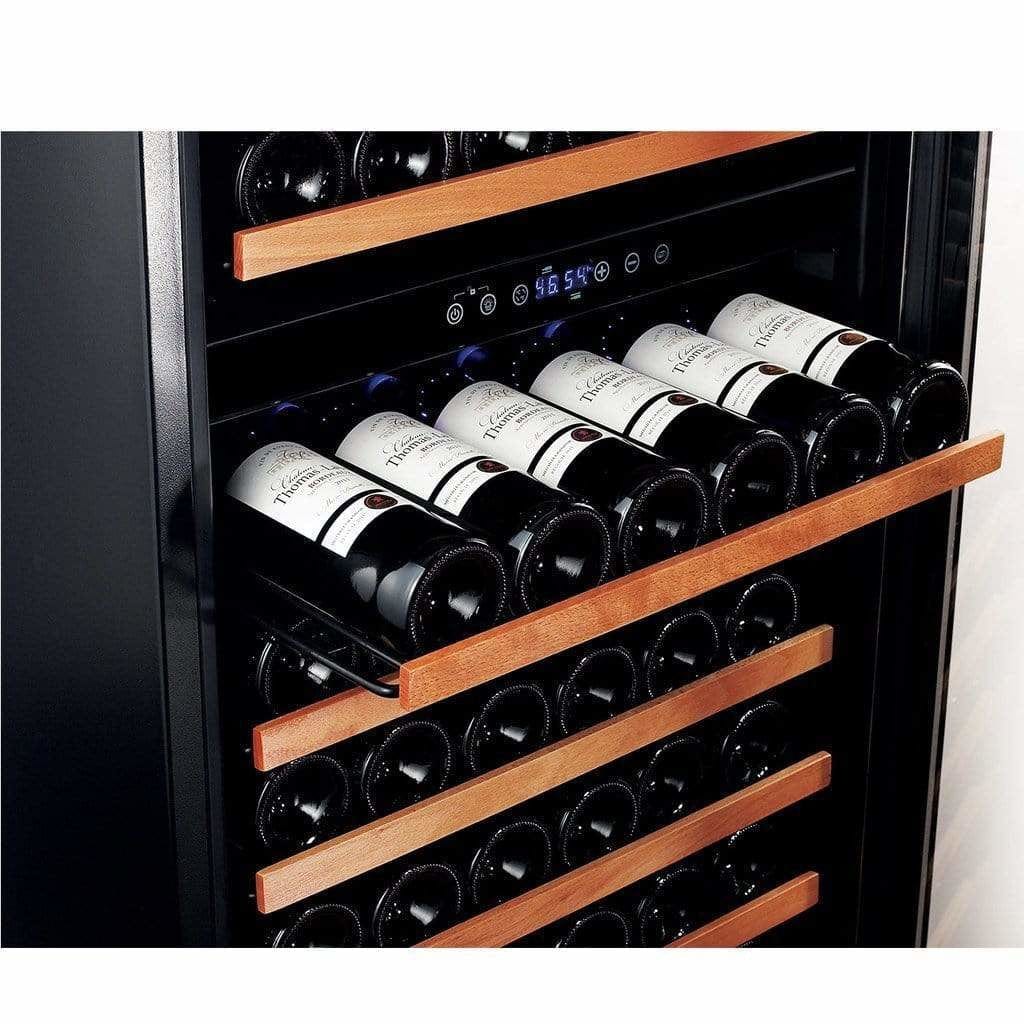 Smith & Hanks 166 Bottle Dual Zone Wine Fridge RW428DR I Luxury Appliances Direct
