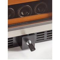 Smith & Hanks 166 Bottle Premium Dual Zone Stainless Steel Wine Fridge RW428DRE I Luxury Appliances Direct