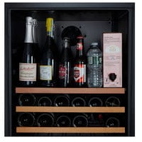 Smith & Hanks 166 Bottle Premium Dual Zone Stainless Steel Wine Fridge RW428DRE I Luxury Appliances Direct