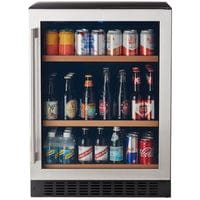 Smith & Hanks 176 Can Premier Under Counter Beverage Cooler BEV145DRE I Luxury Appliances Direct