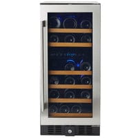 Smith & Hanks 32 Bottle Premium Dual Zone Under Counter Wine Cooler RW88DRE I Luxury Appliances Direct