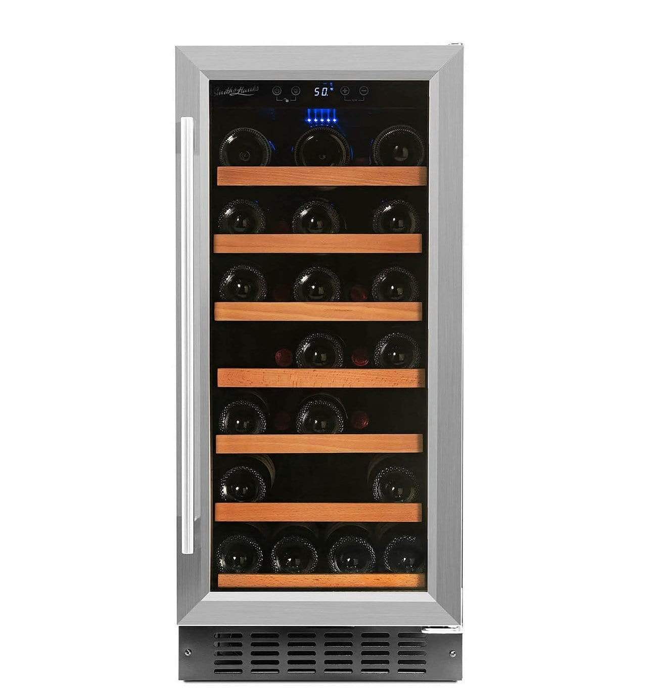 Smith & Hanks 34 Bottle Single Zone Built In Wine Fridge RW88SR I Luxury Appliances Direct