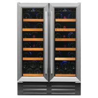 Smith & Hanks 40 Bottle Dual Zone Wine Fridge RW116D I Luxury Appliances Direct