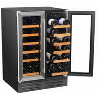 Smith & Hanks 40 Bottle Dual Zone Wine Fridge RW116D I Luxury Appliances Direct