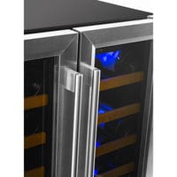 Smith & Hanks 40 Bottle Dual Zone Wine Fridge RW116D I Luxury Appliances Direct