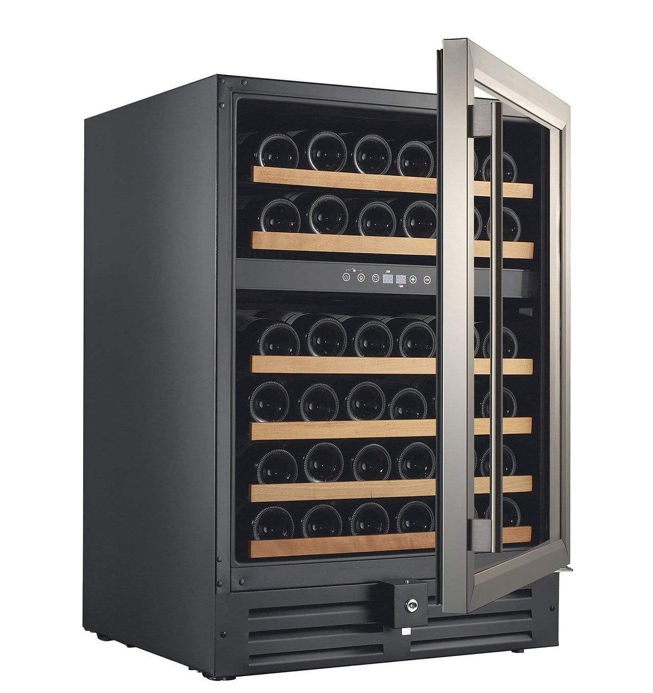 Smith & Hanks 46 Bottle Dual Zone Wine Fridge RW145DR I Luxury Appliances Direct
