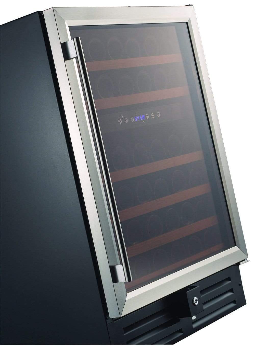 Smith & Hanks 46 Bottle Dual Zone Wine Fridge RW145DR I Luxury Appliances Direct