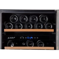 Smith & Hanks 46 Bottle Premium Dual Zone Under Counter Wine Cooler RW145DRE I Luxury Appliances Direct