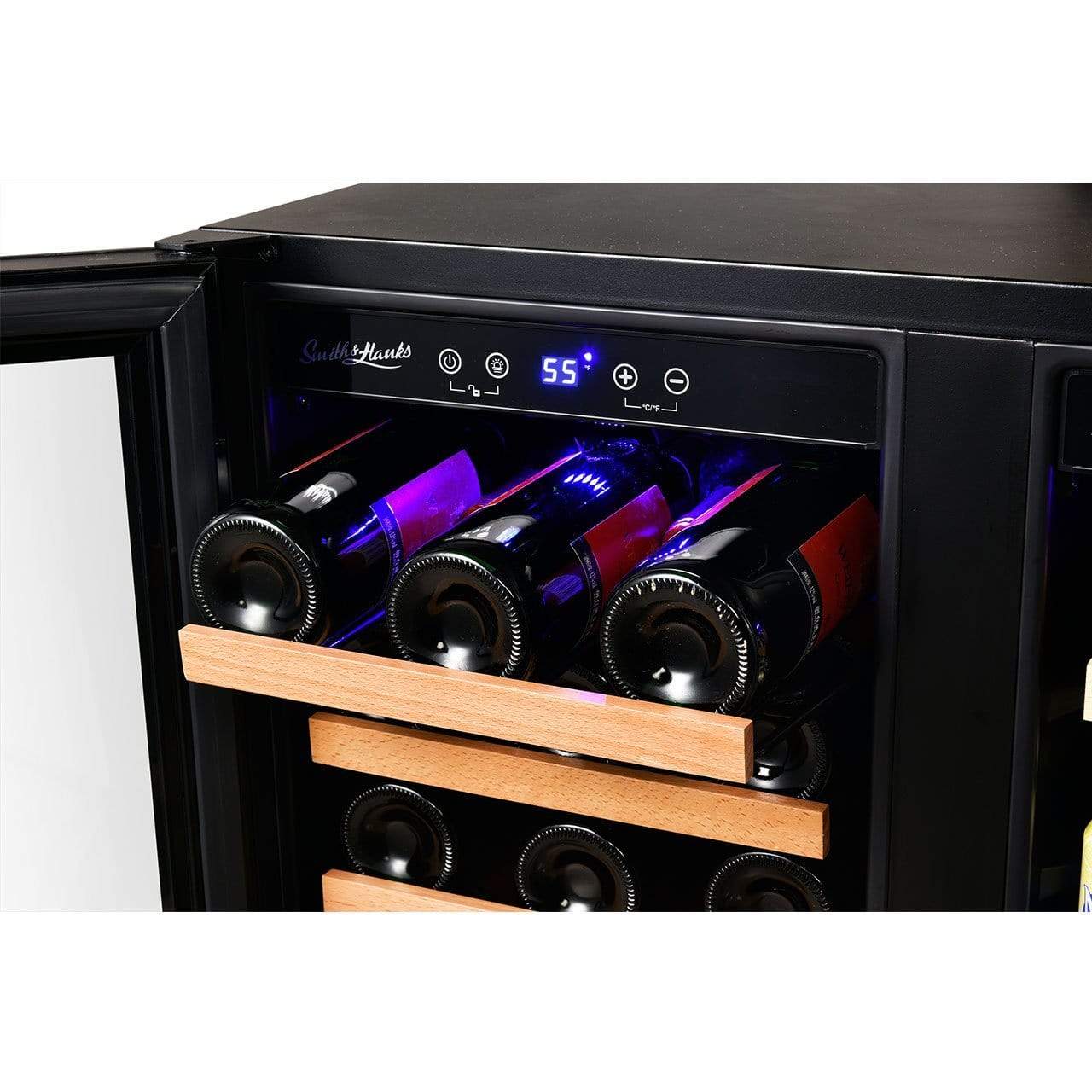 Smith & Hanks Stainless Steel Wine and Beverage Fridge BEV176SD I Luxury Appliances Direct